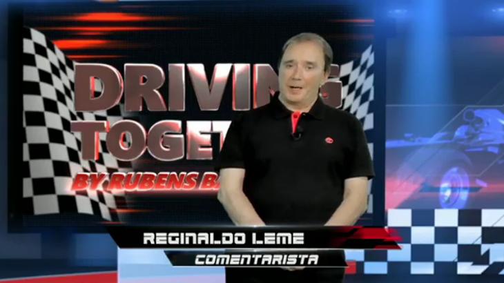 Reginaldo Leme comenta Driving Together, corrida virtual organizada por Rubens Barrichello