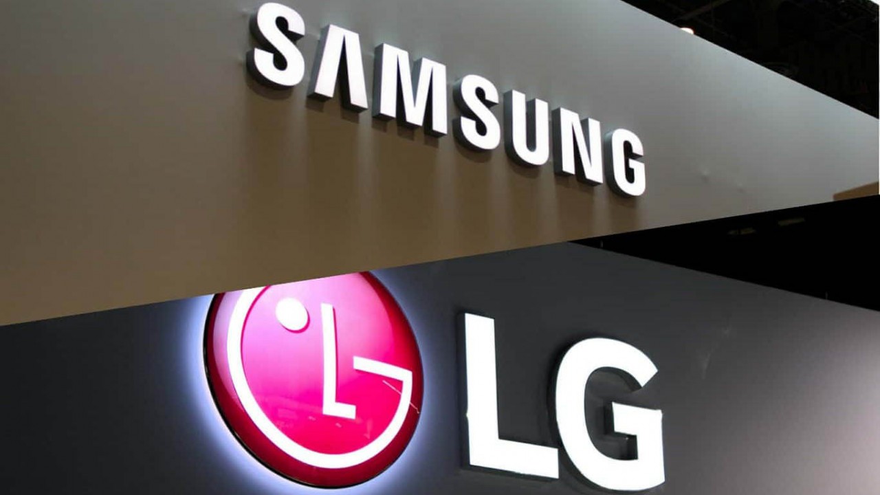 Logos da Samsung e LG