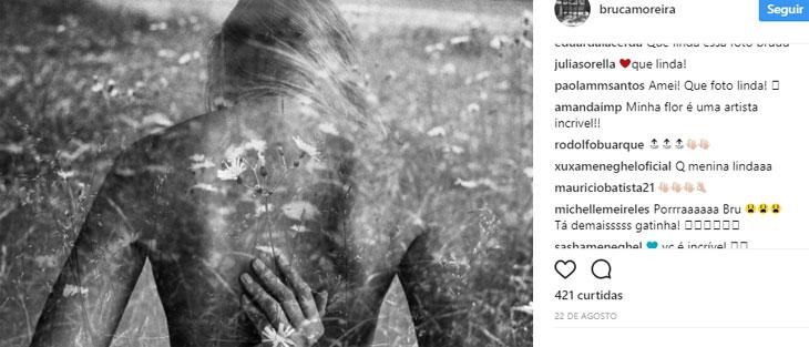 Xuxa comenta foto em que Sasha aparece com as costas nua: \"menina linda\"