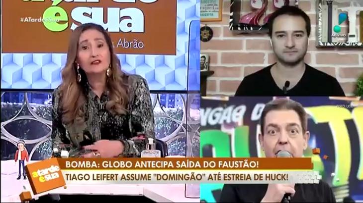 Sônia Abrão comentou a saída de Faustão da Globo