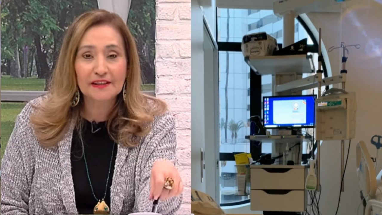 Sonia Abrão posta vídeo em hospital