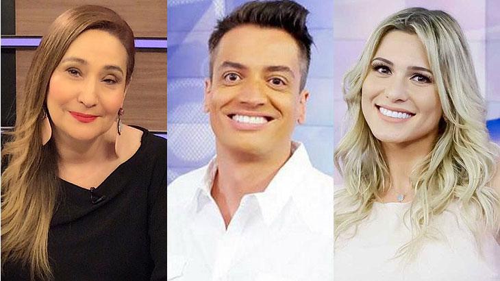 Sônia Abrão, Léo Dias e Lívia Andrade