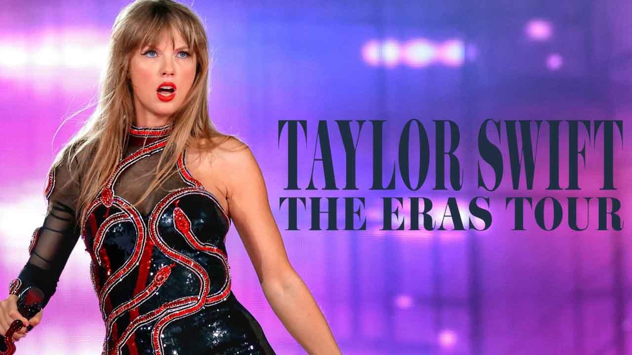 A cantora Taylor Swift no The Eras Tour 2023