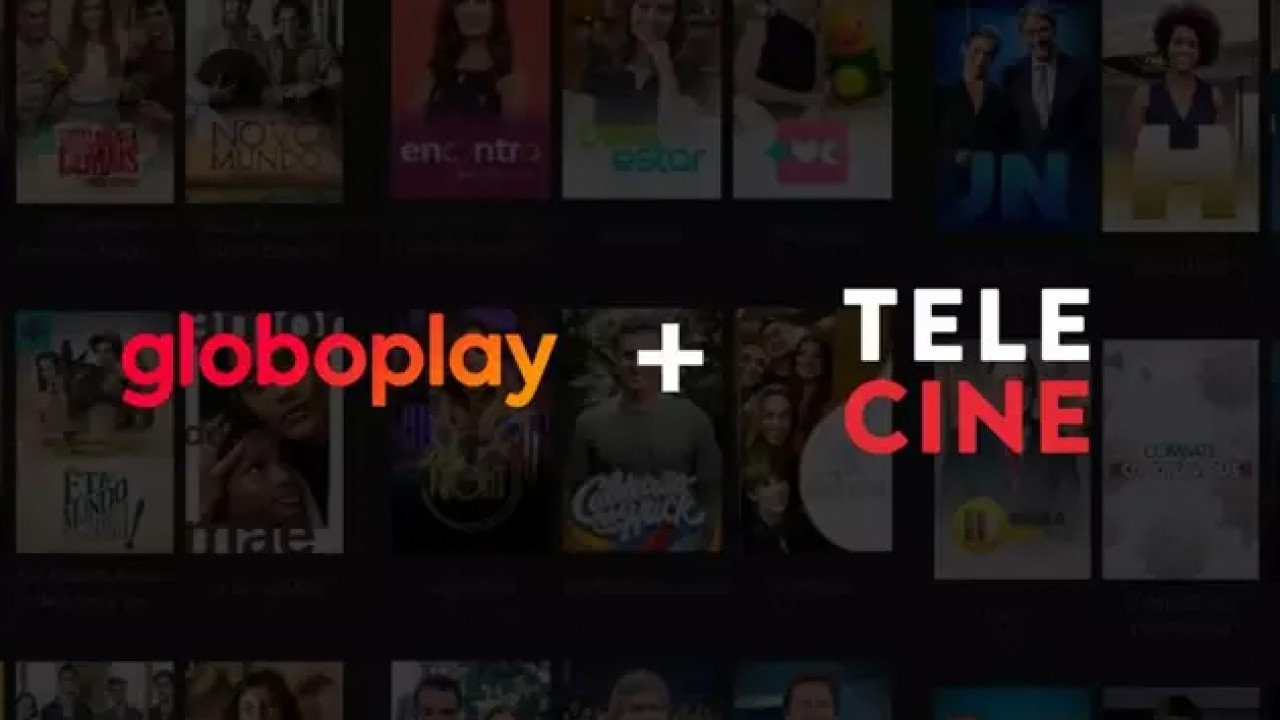 Logo do Globoplay e Telecine