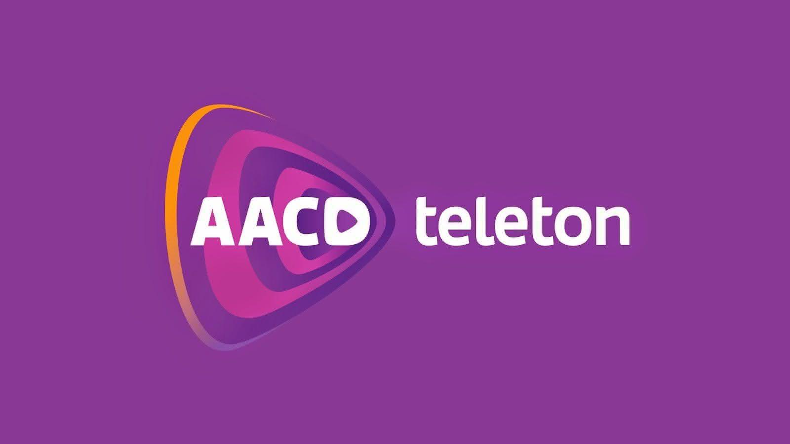 Logos da AACD e do Teleton