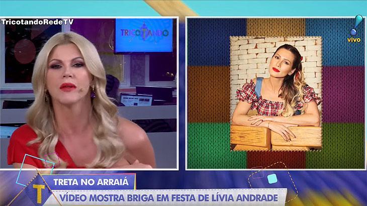 Lívia Andrade desabafa sobre treta em festa junina: \"Achei que era pegadinha\"