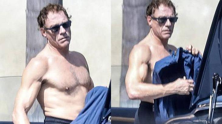 Jean-Claude Van Damme mostra músculos aos 56 anos