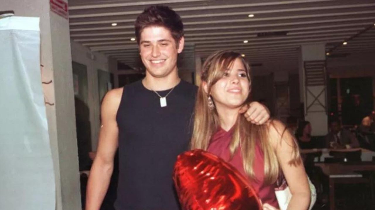 Dado Dolabella e Wanessa Camargo em foto juntos no início dos anos 2000