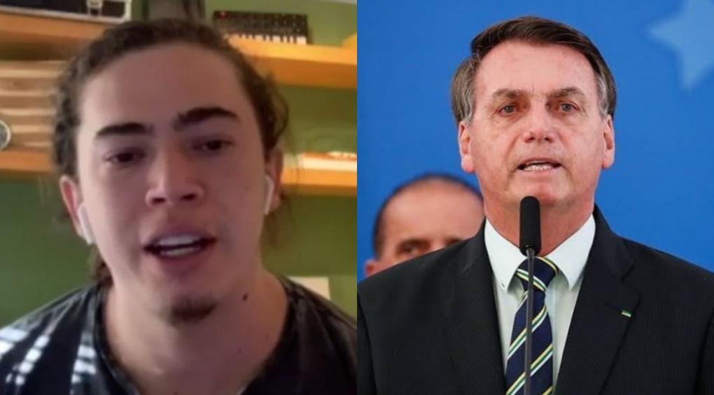 No Conversa com Bial, Whindersson Nunes chamou presidente Jair Bolsonaro de "um bosta"
