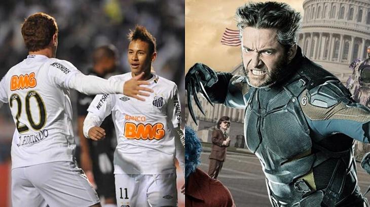 Futebol e filme do X-Men