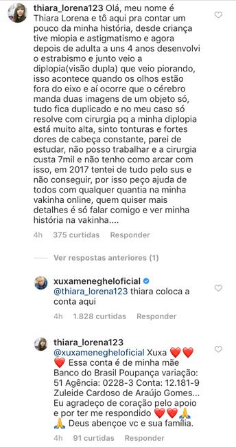 Fã pede ajuda, Xuxa responde e derrete seguidores no Instagram