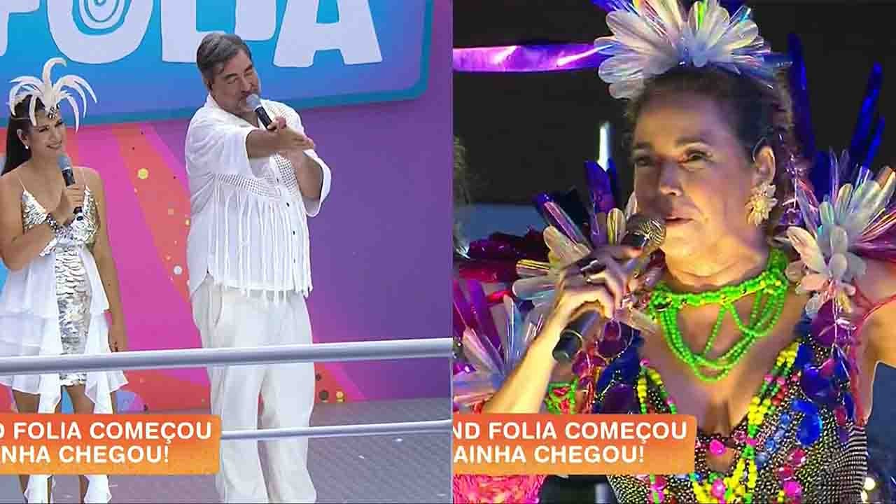 Zeca Camargo e Daniela Mercury no Carnaval da Bahia