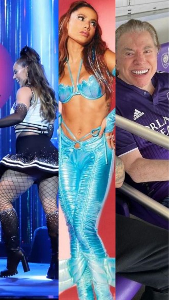 Paolla Oliveira, Anitta e Silvio Santos no carnaval 2022